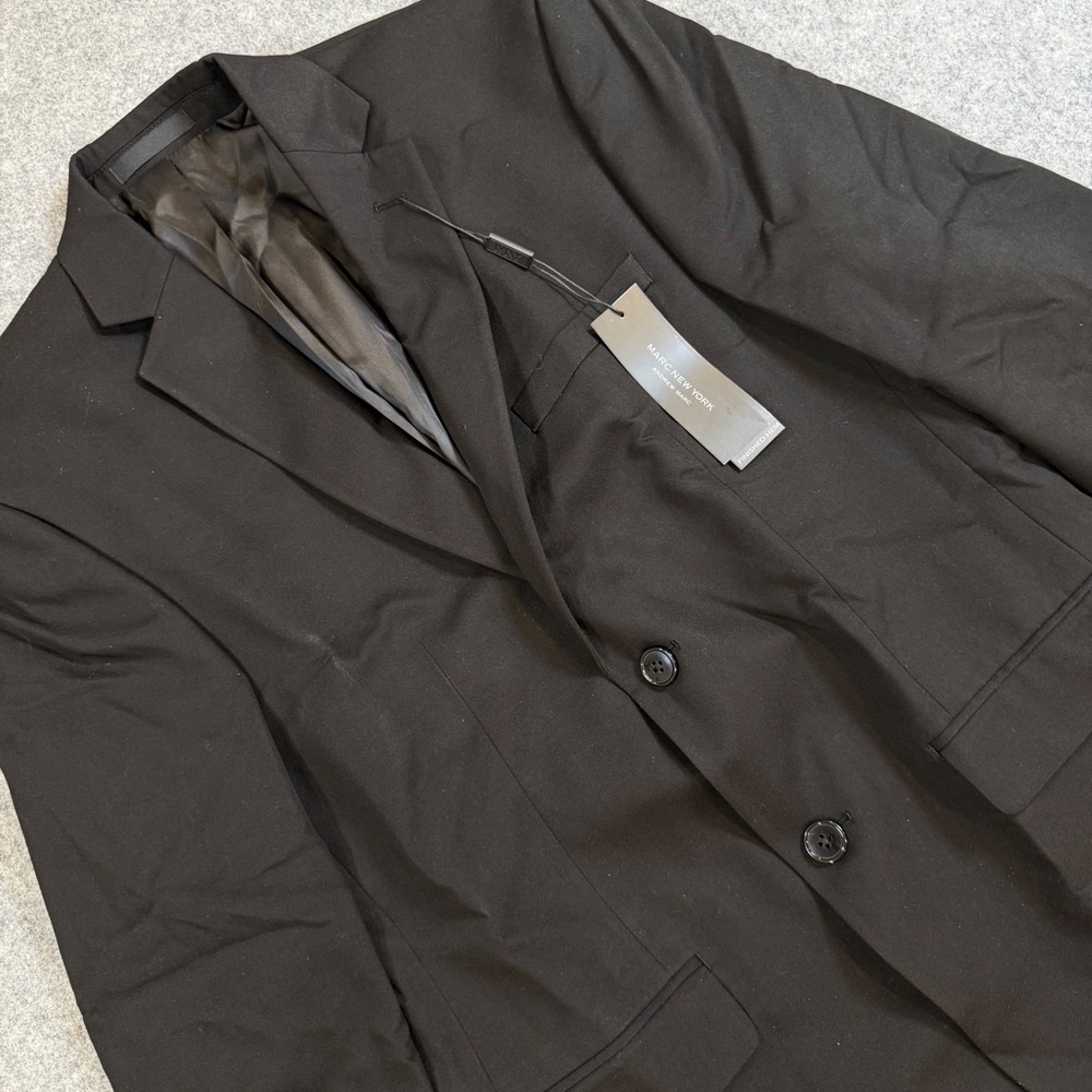 Marc New York Andrew Marc Casselman Black Blazer Jacket 36S CASS2MBV0287 NEW